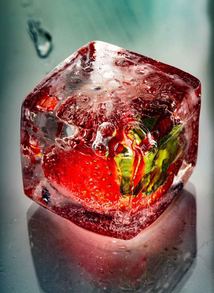 Jt Elderoot Photography - Strawberry in Ice